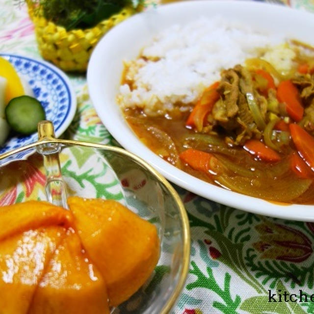 太らないカレーライス目指して☆カレー好きな夫のために