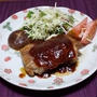 チキンステーキとマカロニサラダ