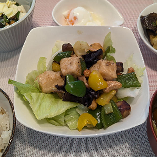 めかじきとカシューナッツ炒め