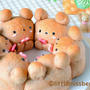 Cocoa Teddy Bear Bread　ココアくまパンのレシピ