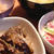 麻婆茄子とサラダ