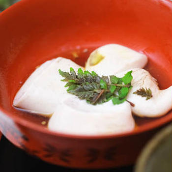 「ふぐの白子」を蒸しました！