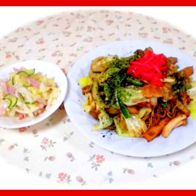 ブランチは、ソース焼きソバ