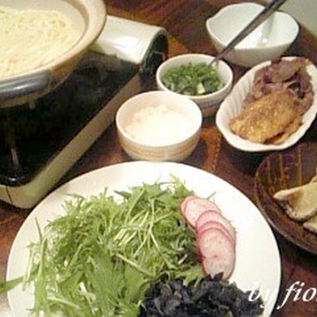 寒かったので釜揚げうどん風♪