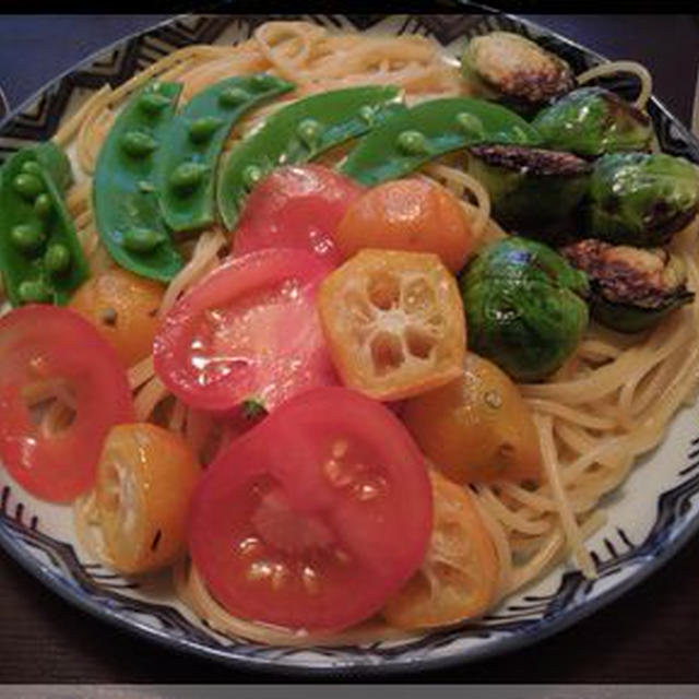 季節野菜の塩麹パスタ