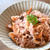 桜の花と桜エビのW桜ご飯。道明寺粉でもっちりおこわ風。春色で春の香りの炊き込みご飯。