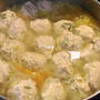 お豆腐で量増し♪生姜たっぷり！ふわふわ鶏団子スープ