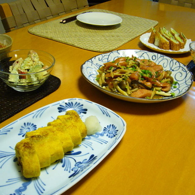 居酒屋みたいな晩ごはん