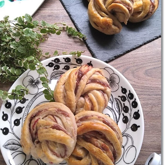 いちごとクリチと餡子のネジぐるパンとダンナさんよぉ～…察してくれっ！！