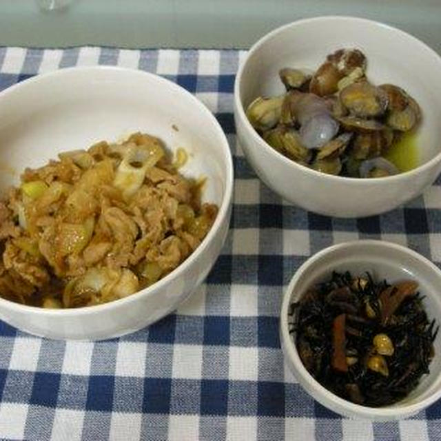 ぶた肉と葱のみそ炒め
