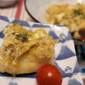 ★大量のアザミの処理＆”じゃこ卵とじ焼きだし豆腐”・#本日のおうちごはん