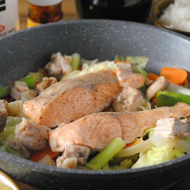 おさぼり簡単晩御飯☆ホイル焼きじゃなくてフライパン焼き