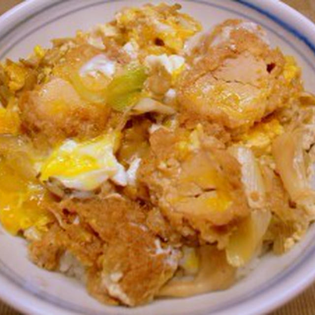 舞茸と長ネギ入りかつ丼【筋肉痛がありえんほど terrible】