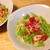 昨夜はささみとトマトと水菜の冷製パスタ～