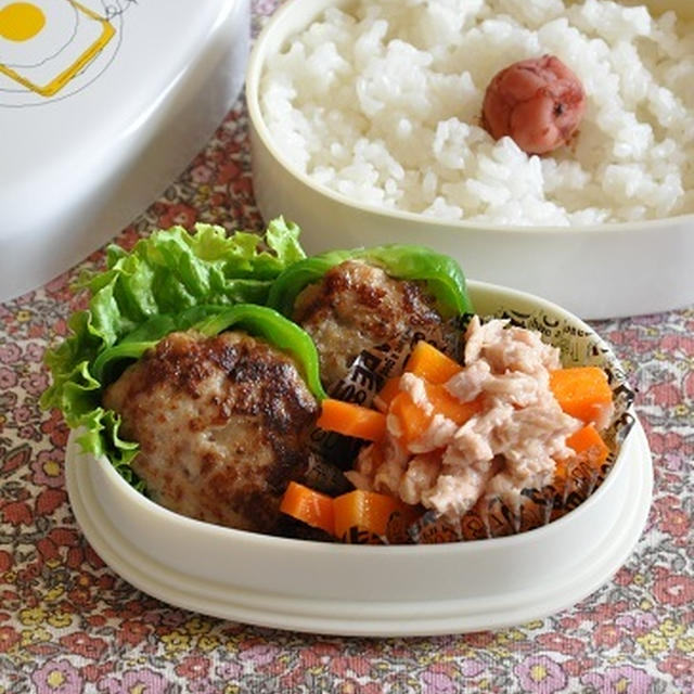 ピーマンに詰めるだけ☆あっという間のリメイク弁当