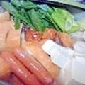 鶏むね肉のぷるぷる熱々お鍋♪