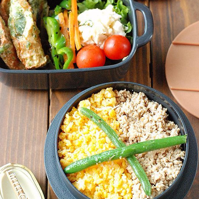 【男子高校生】鶏そぼろ弁当