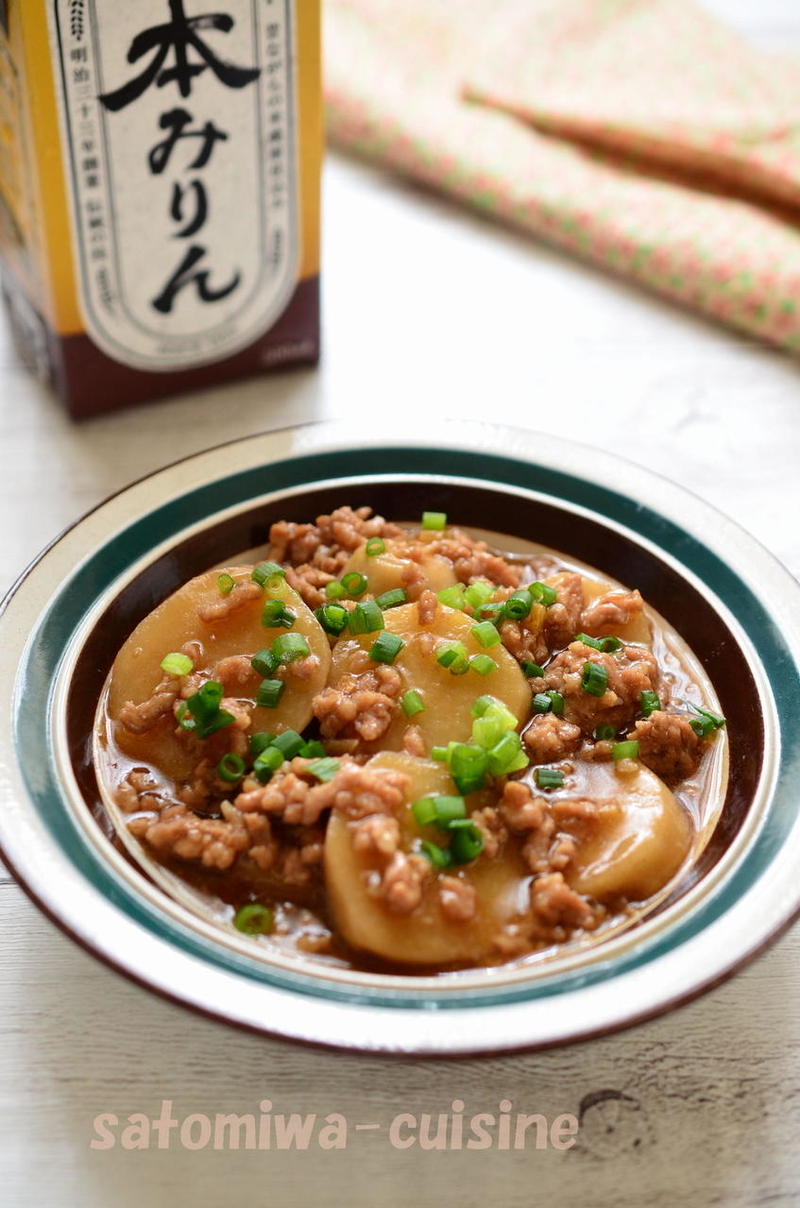 【里芋のそぼろ餡】ご飯に合う！純米本みりんで仕上げる甘辛おかず