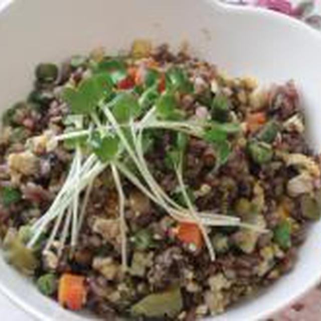 ☆雑穀玄米の野菜チャーハン☆