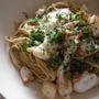タコの蕎麦パスタ
