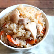 【簡単！】しみじみ美味しい♪鶏ゴボウ炊き込みご飯