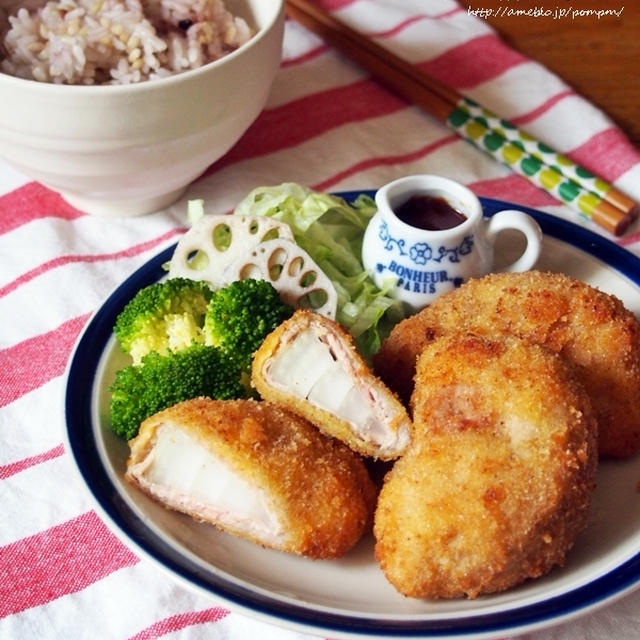 玉ねぎの肉巻きカツ
