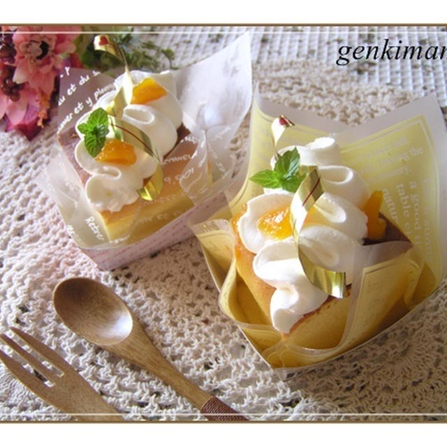 スフレチーズケーキのデコレーション By 元気ママさん レシピブログ 料理ブログのレシピ満載