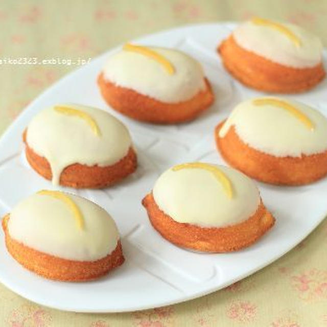 柚子のケーキとココアサブレ