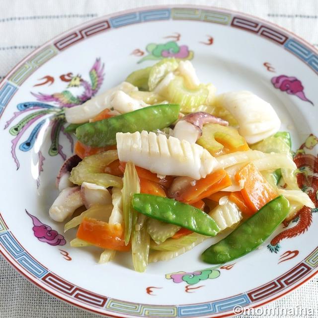 はりいかとセロリの中華炒め