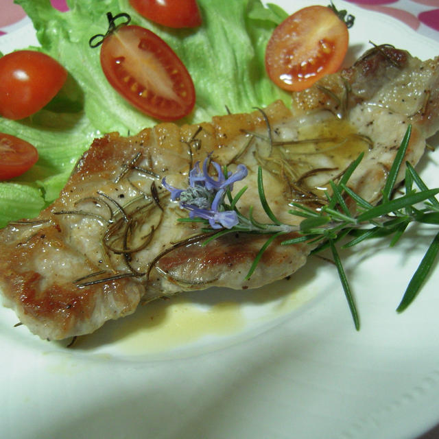 豚肉のハーブオイルマリネ焼き