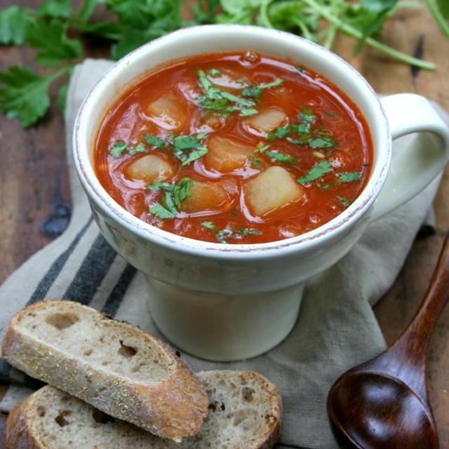 Kimchi Potato Soup – Veganキムチポテトスープ