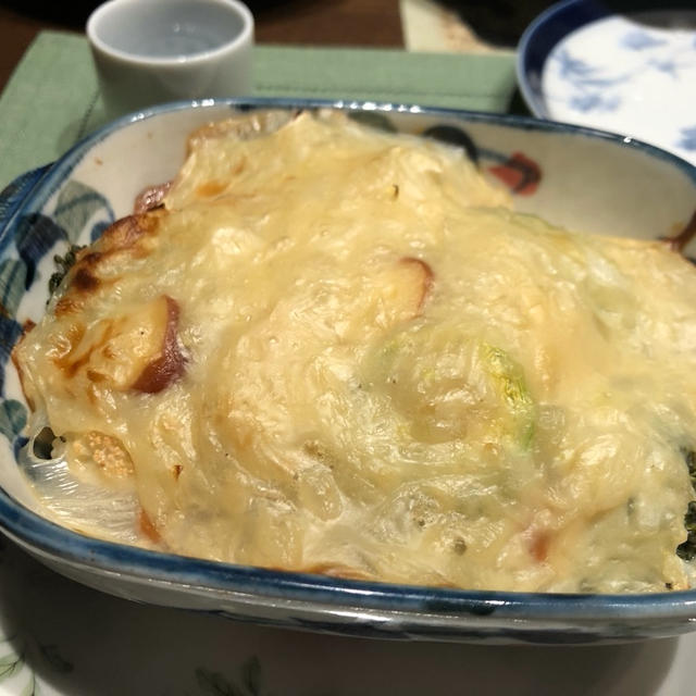 花野菜のグラタン スモークチーズ入り