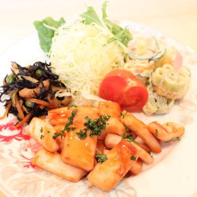 簡単イカチャップ　レシピ