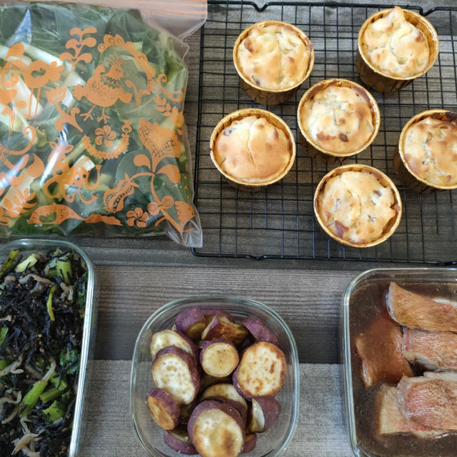 休日の簡単作り置きとおやつも作りました＼(^o^)／