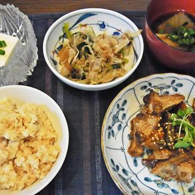 ムネ肉の味噌焼き&大量の梅^_^;