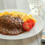 オムキーマカレー＊知床玉ねぎとエゾシカ肉のキーマカレー