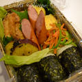 ♪ガーリックチキンタツタ弁当★サッカー合宿に出発★♪ by 緒方　亜希野さん