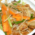 大豆ミート野菜炒め