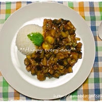桃缶でお子様味の甘いカレー☆
