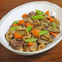 お弁当のおかずや作り置きに便利！牛肉と3種の根菜の旨煮