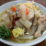 今季初めての「しっぽくうどん」