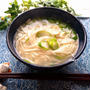 朝ごはんにパパッと簡単♪お鍋一つで！ネギと崩し豆腐のにゅうめん
