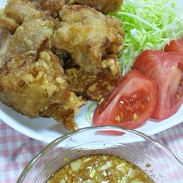 よっちゃんの中華風タレで、鶏のから揚げ～♪