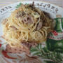 73.キャベツとアンチョビのパスタ