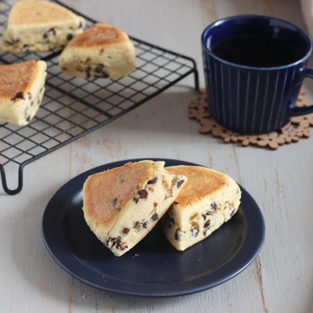 フライパンで作るチョコチップスコーン（グルテンフリー）