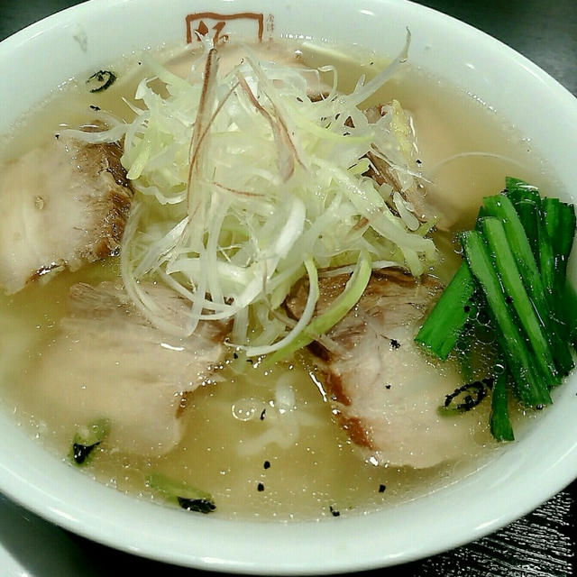 ガツンと辛い！青唐うま塩ラーメン☆喜多方ラーメン坂内