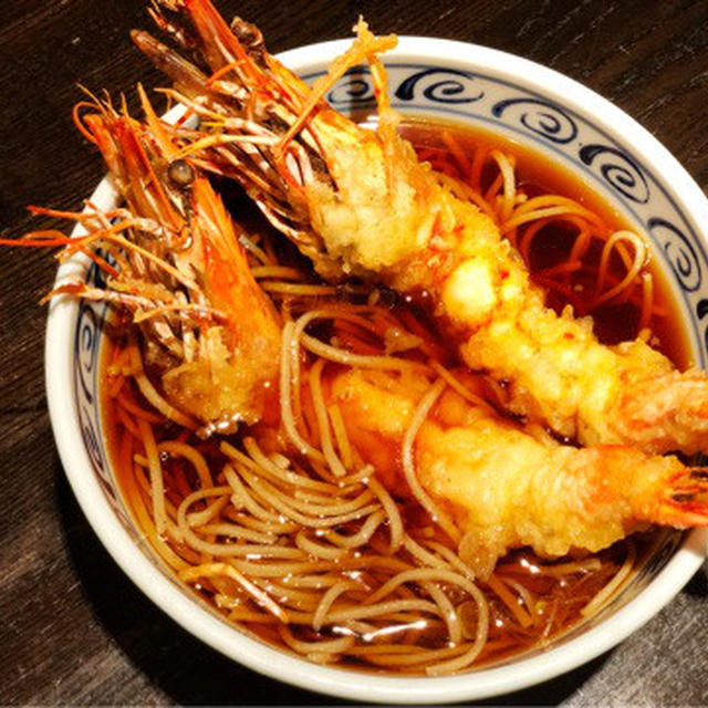 年越し蕎麦は「有頭の海老天」で縁起をかつごう！　青山「そば 川上庵」