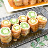彩り野菜の豚肉巻き