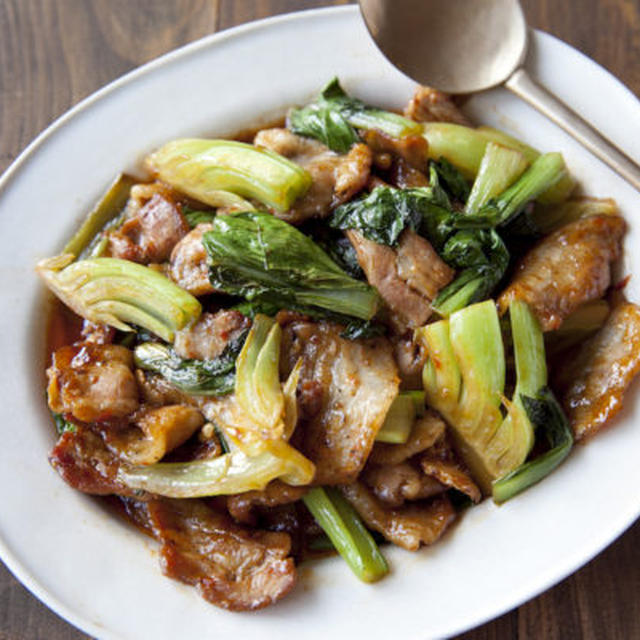 AllAbout記事公開！お弁当にも！青梗菜と豚肉のピリ辛炒め