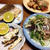 鰹の刺身。休日の朝ごはん。にゃんこ写真